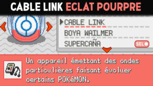 ¿Cómo usar el Cable Link en Pokémon Eclat Pourpre?