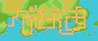 pokemon shiny gold map