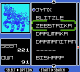 pokemon ice silver pokedex