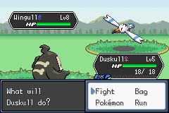 pokemon big blue battle