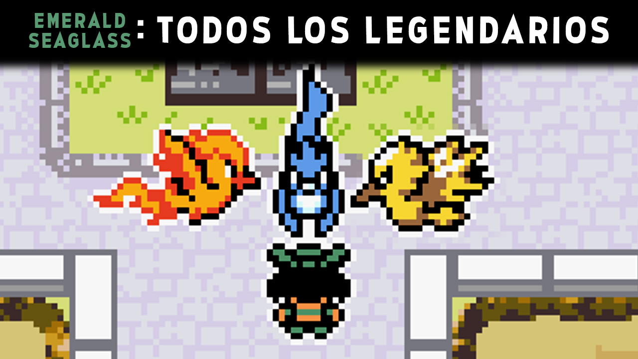 Pokémon Emerald Seaglass: Ubicación de todos los legendarios.