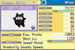 pokemon fury red ninji