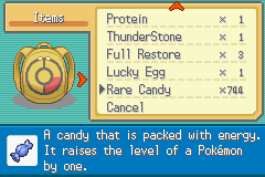 pokemon sienna rare candy cheat