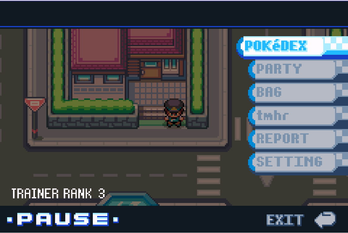 pokemon spades clubs menu