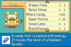 rare candy pokemon dark violet
