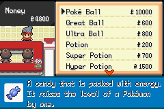 rare candy pokemon sword and shield gba
