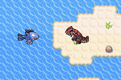 pokemon light platinum groudon kyogre