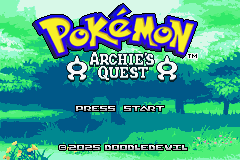Pokémon Archie’s Quest
