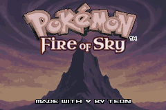 Pokémon Fire of Sky gba