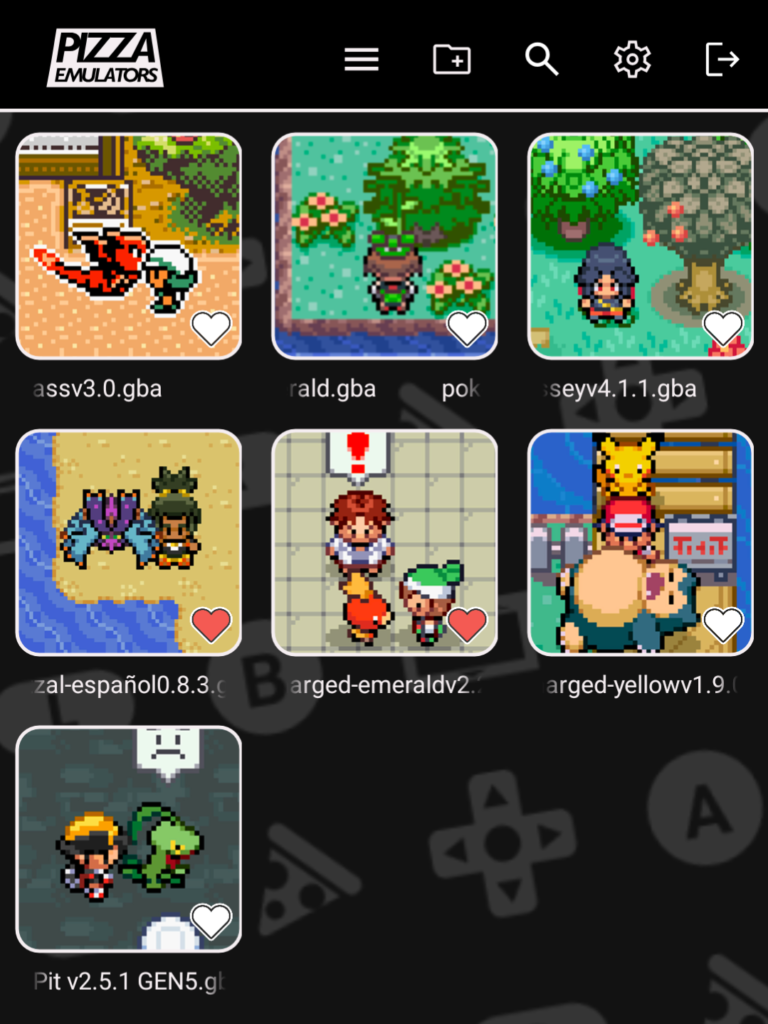 Pizza Boy GBA hack rom