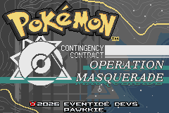 Pokémon CC Operation Masquerade gba